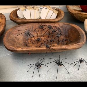 Small Wood Dough Bowl